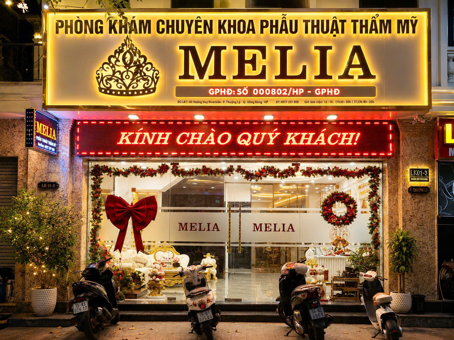 Không gian Thẩm mỹ viện Melia